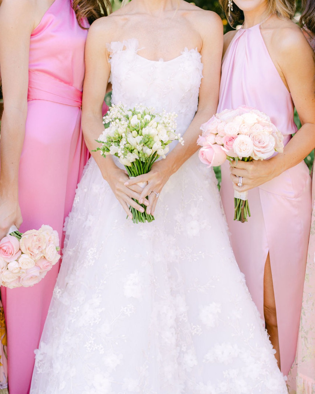 Bouquets in every shade of pink