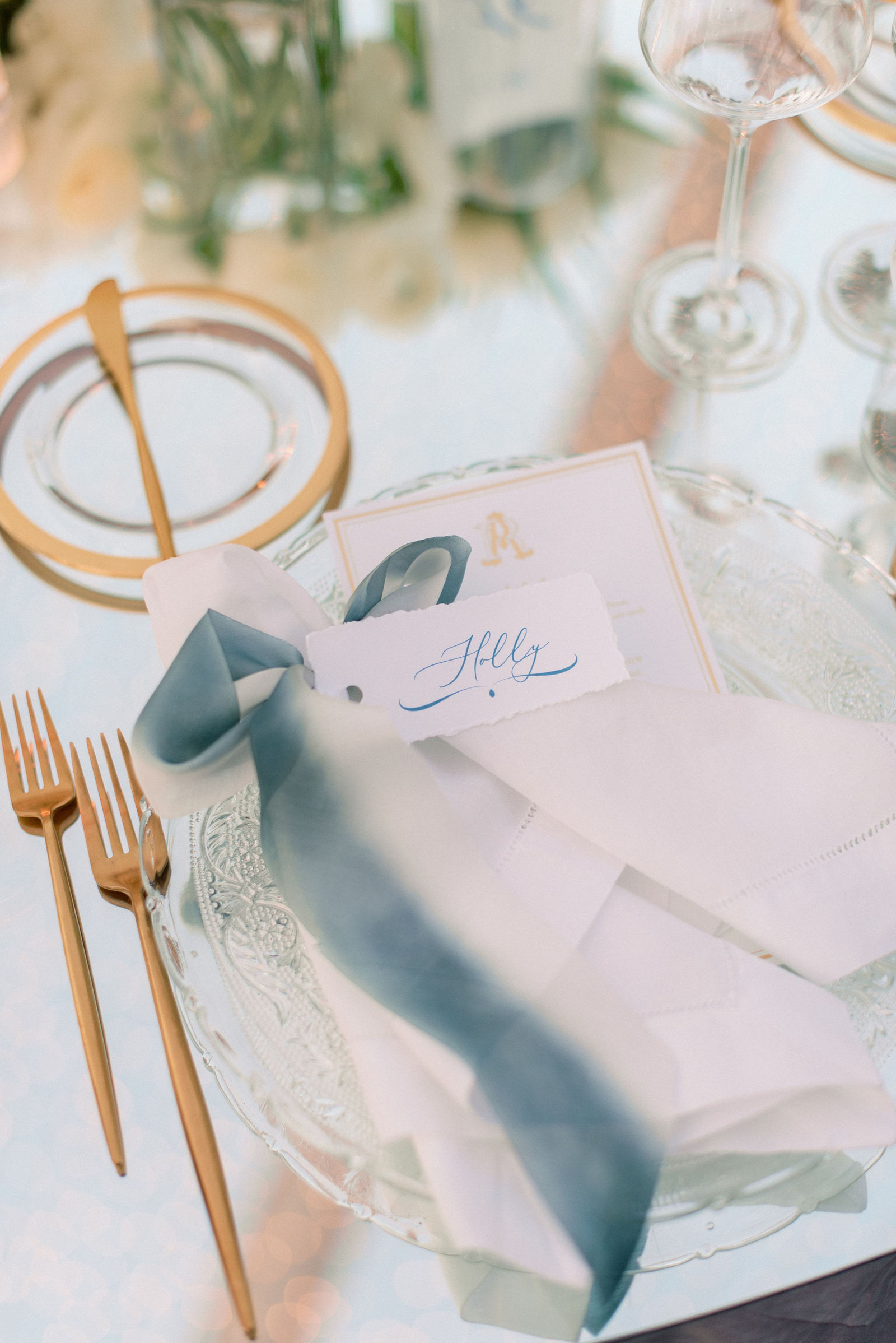 White florals and candlelight