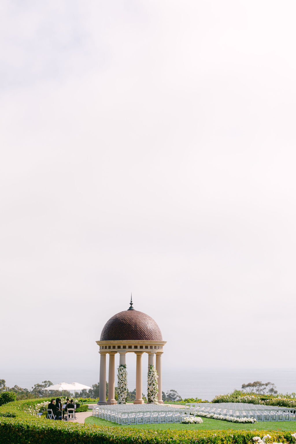 The rotunda from the lawn at The Resort at Pelican Hill