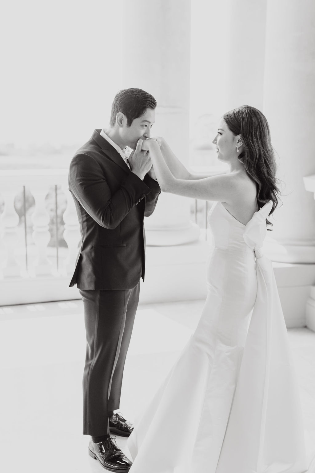 First look, black and white at The Resort at Pelican Hill