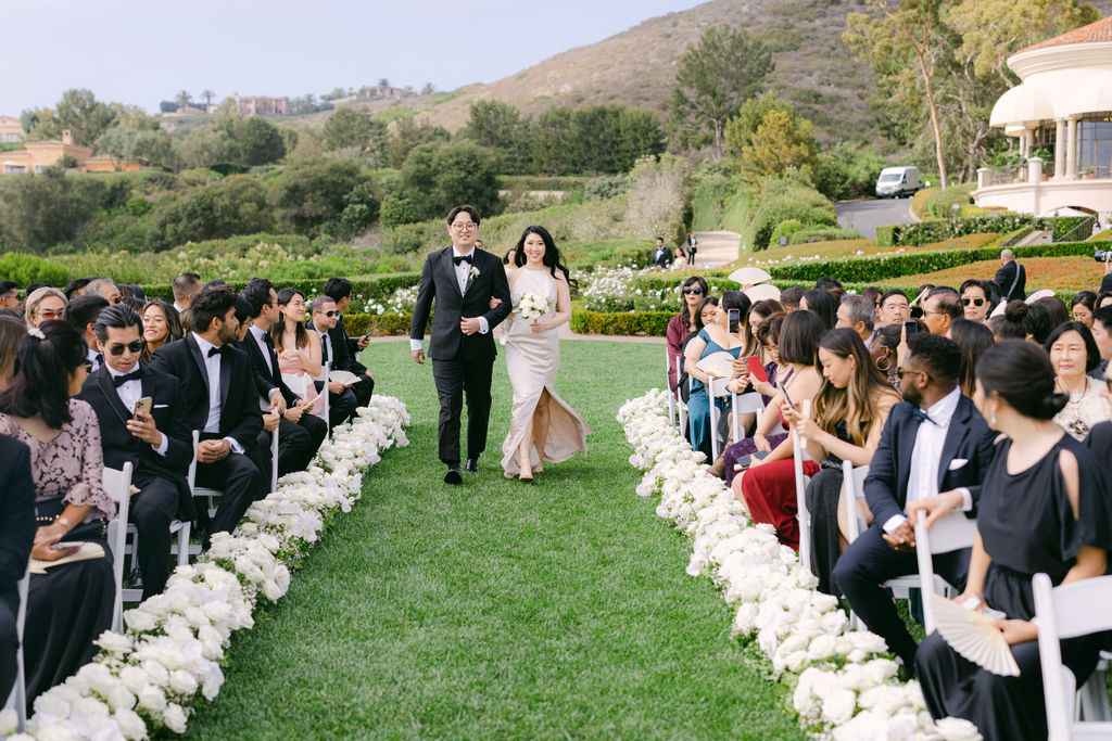 The processional at The Resort at Pelican Hill