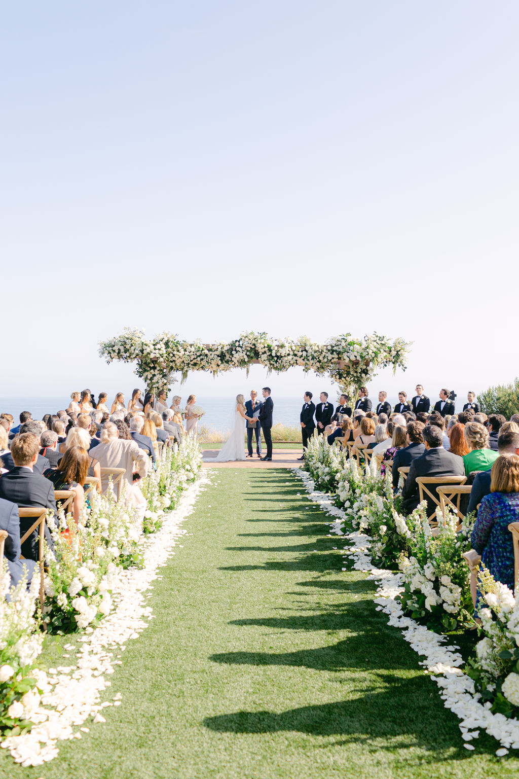 Down the aisle at Catalina Point