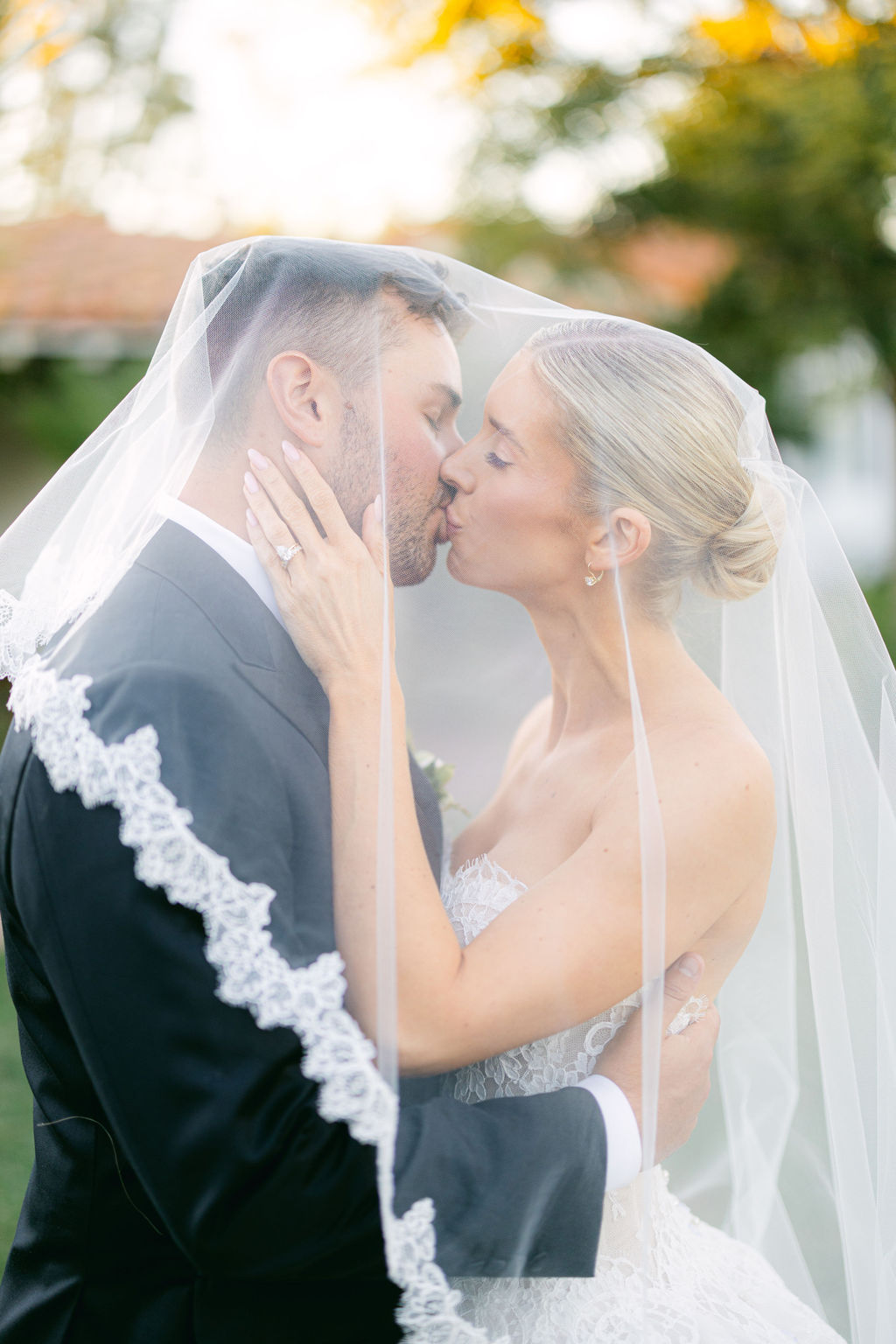 Foreheads together after the ceremony