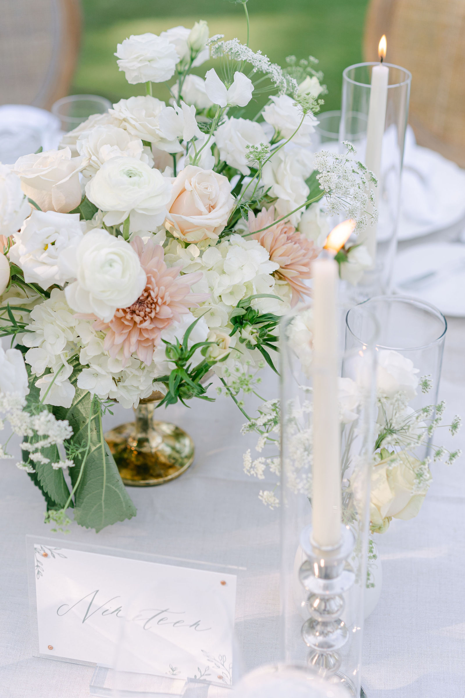 Details from the ceremony and the tables