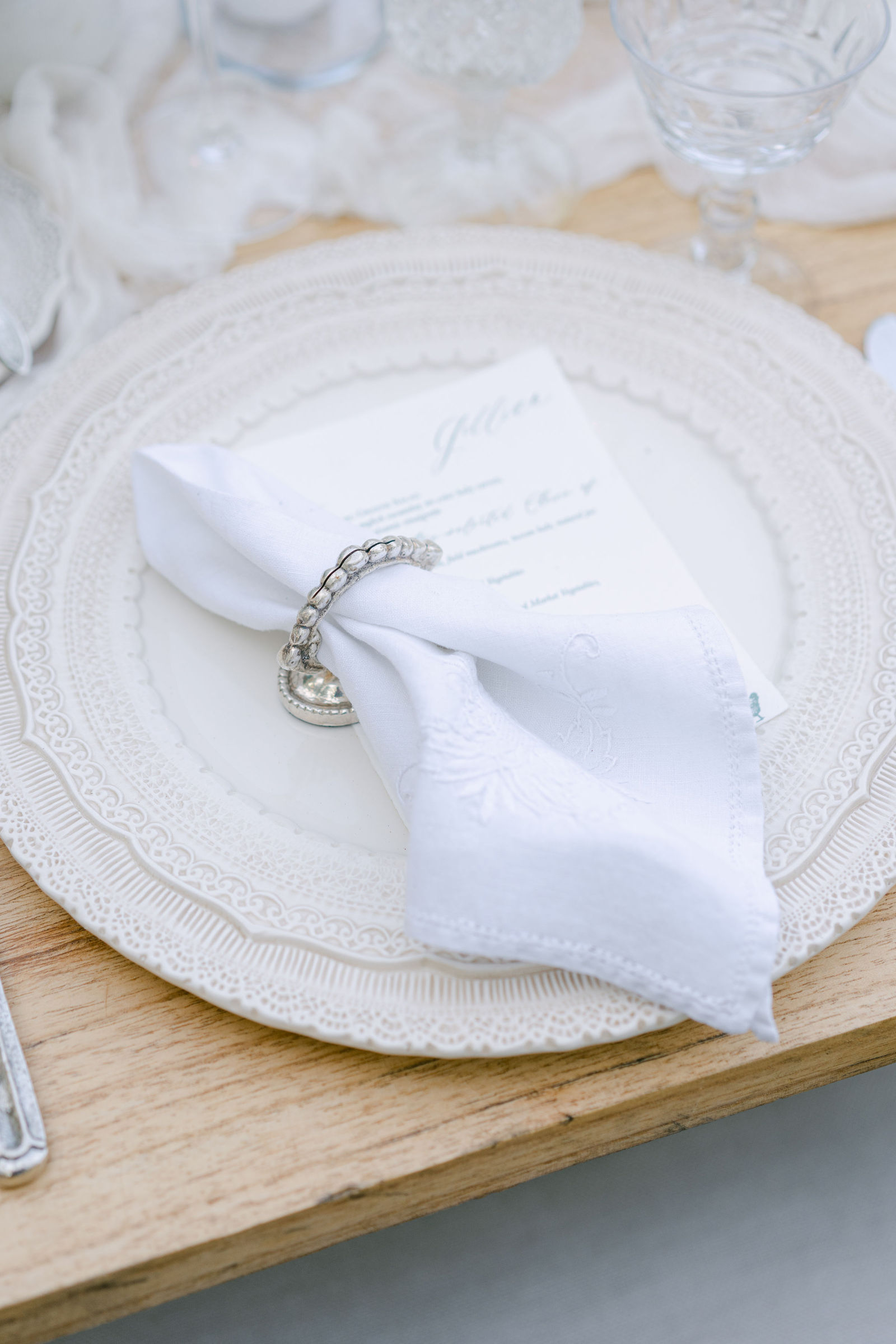 Details from the ceremony and the tables