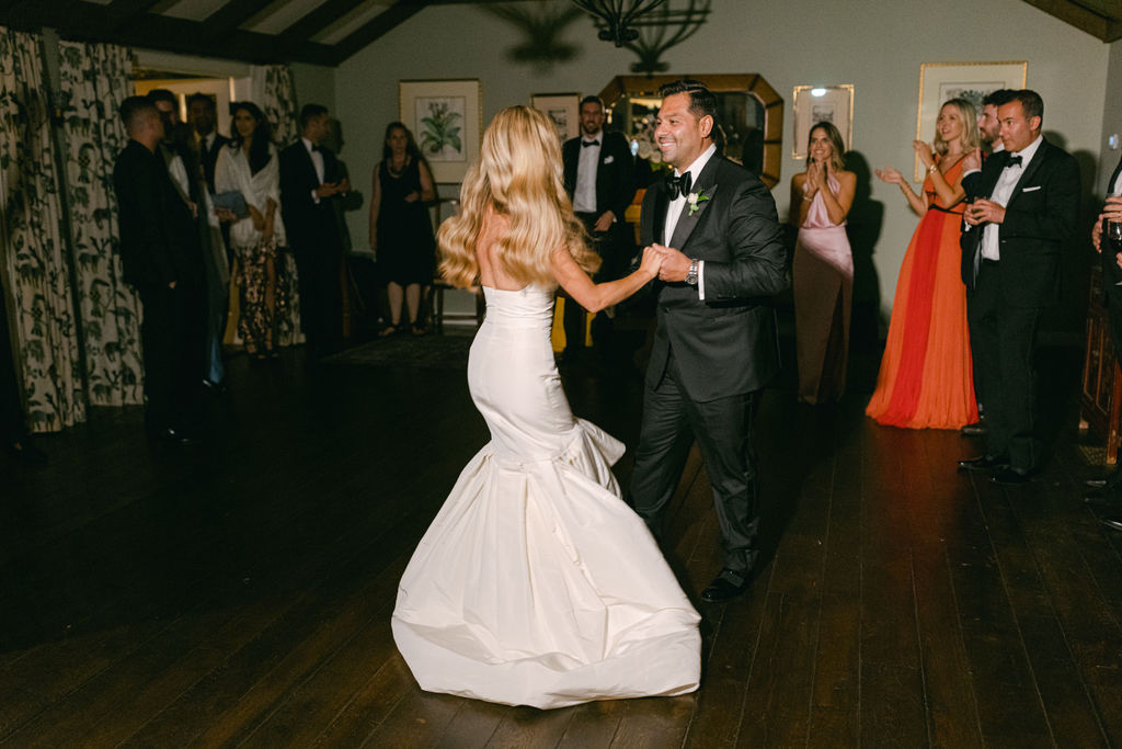 The second gown, first dance in the Carriage House